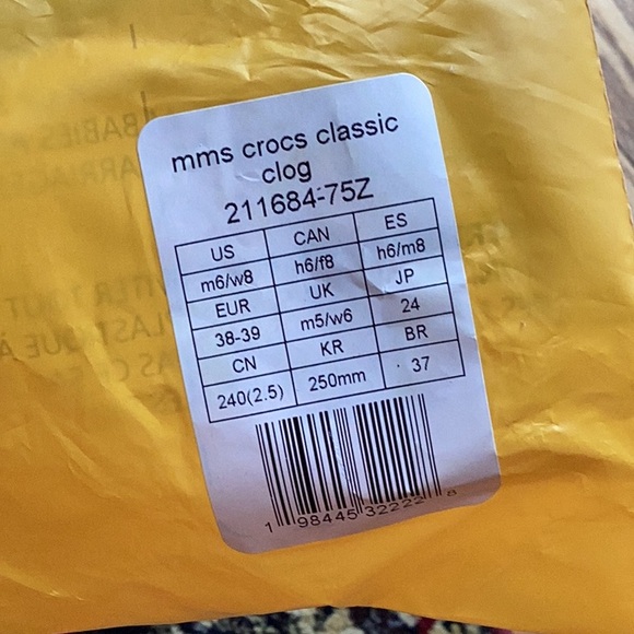 Crocs Limited Edition M and M’s Crocs - Size 8 - Picture 3 of 7